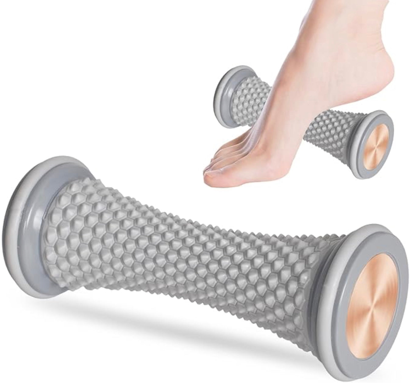 Bärbar fotmassage roller